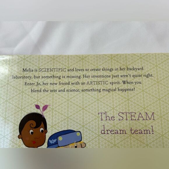 Melia and Jo Children’s Book Hard Cover Billy Bronson & Jennifer Oxley STEAM - Picture 3 of 7